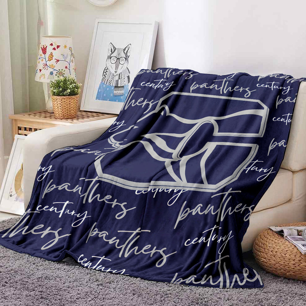 Century Panthers Fleece Blanket