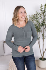 Load image into Gallery viewer, Georgia Long Sleeve Top - Dusty Jade
