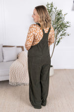 Load image into Gallery viewer, Corduroy Overalls - Olive

