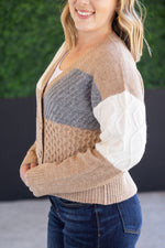 Load image into Gallery viewer, SALE! Colorblock Cozy Cardigan
