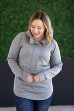 Load image into Gallery viewer, Mia Scuba Halfzip - Grey

