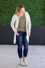 Load image into Gallery viewer, The Classic Cardigan in Neutral Checkers
