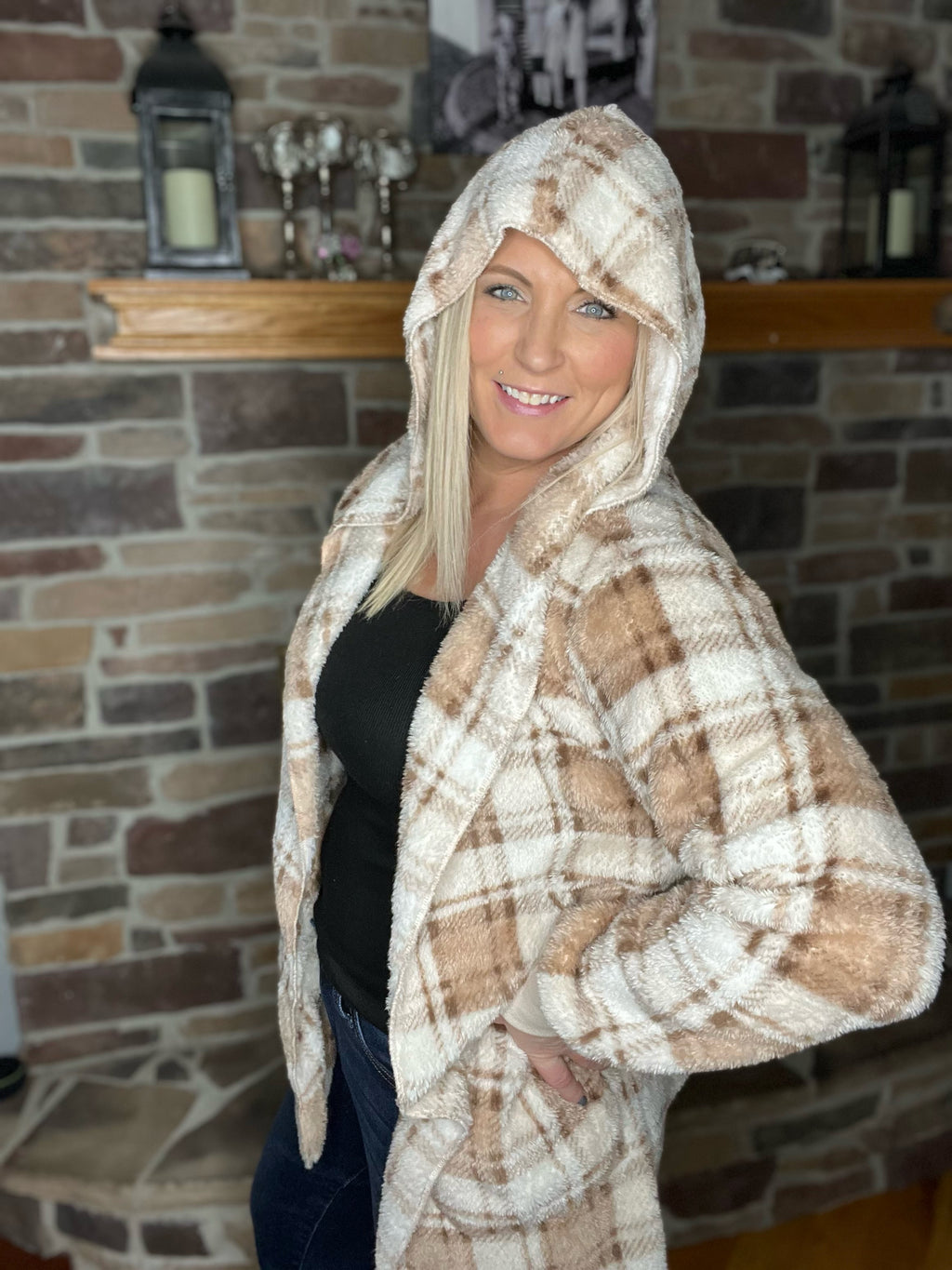 Remember Everything Hooded Plaid FINAL SALE