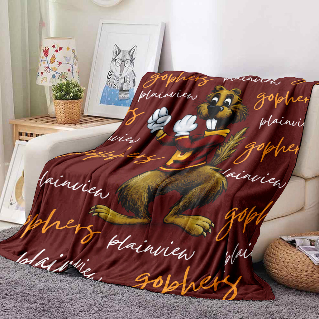 Plainview Gophers Fleece Blanket