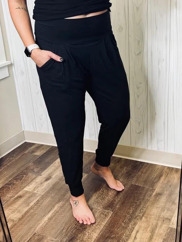 Harem Pants in Black