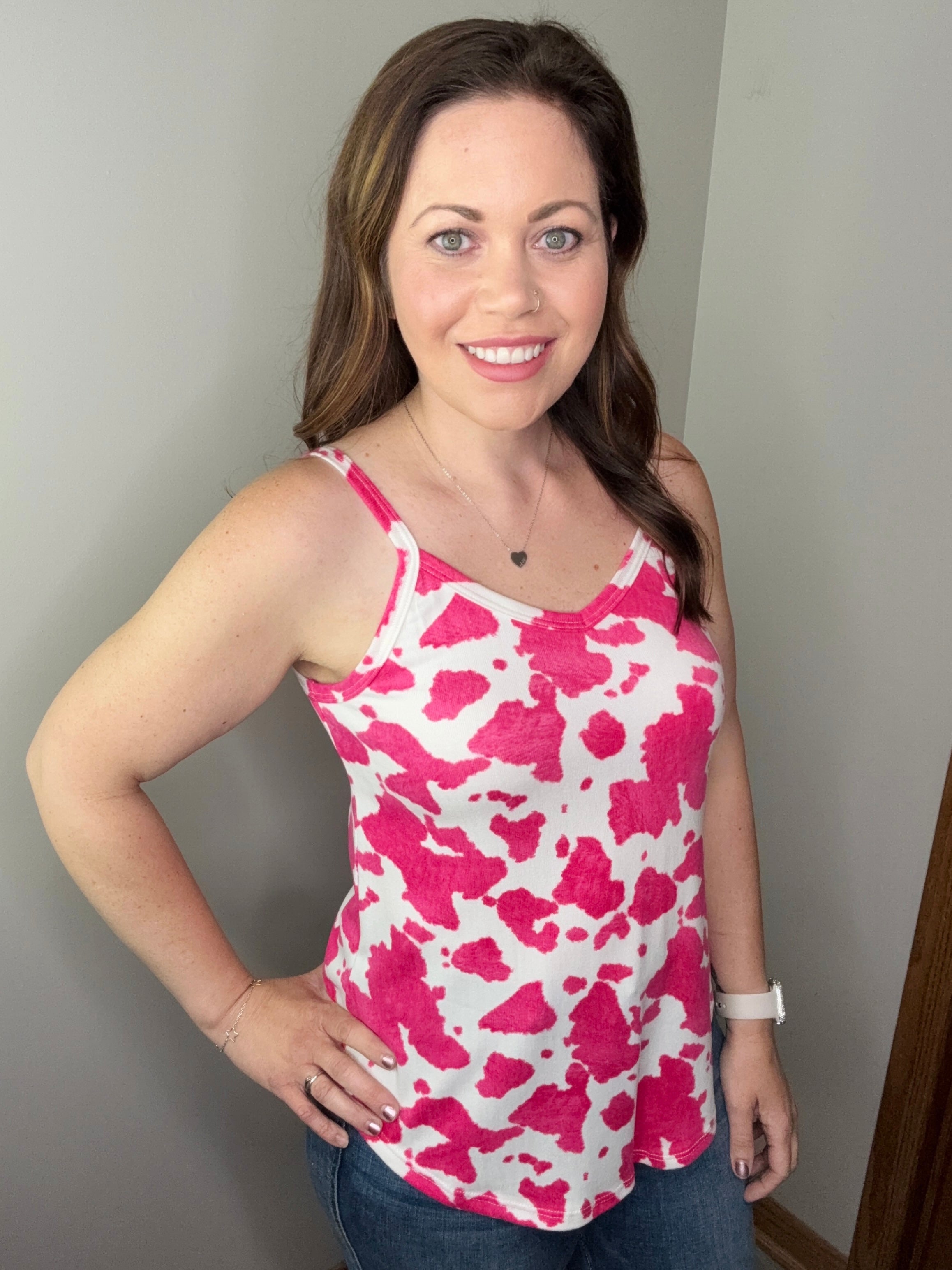 Pink Splash Tank FINAL SALE