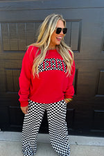 Load image into Gallery viewer, {Pre-Order} Merry Checkered Letter Pullover
