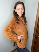 Load image into Gallery viewer, The Camel Teddy Sherpa Pullover
