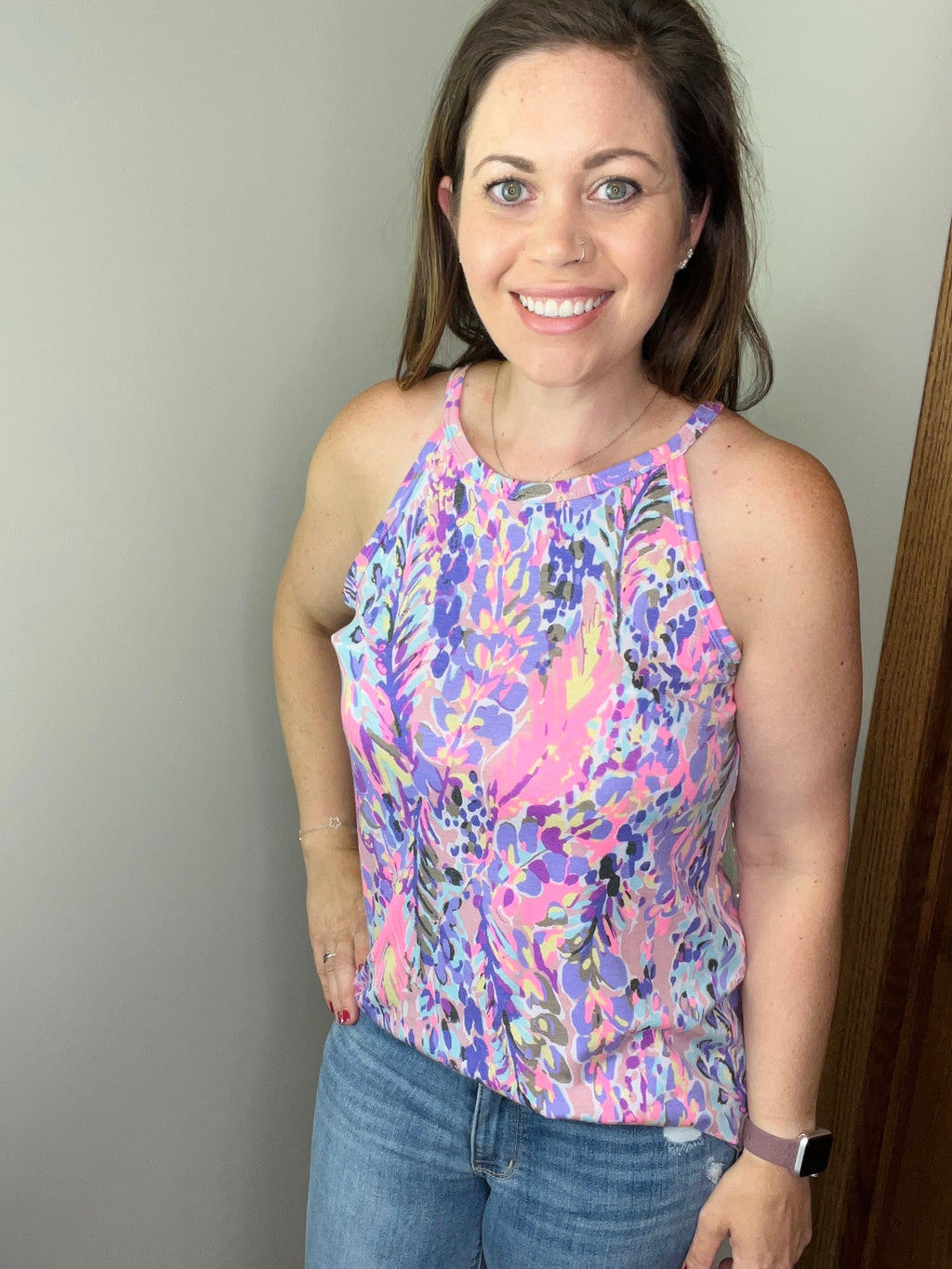 Hold Me Up Tank In Plum FINAL SALE