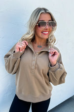 Load image into Gallery viewer, {Pre-Order} Laid Back Snap Button Pullover *HALF PAYMENT DUE NOW, HALF DUE ON ARRIVAL*
