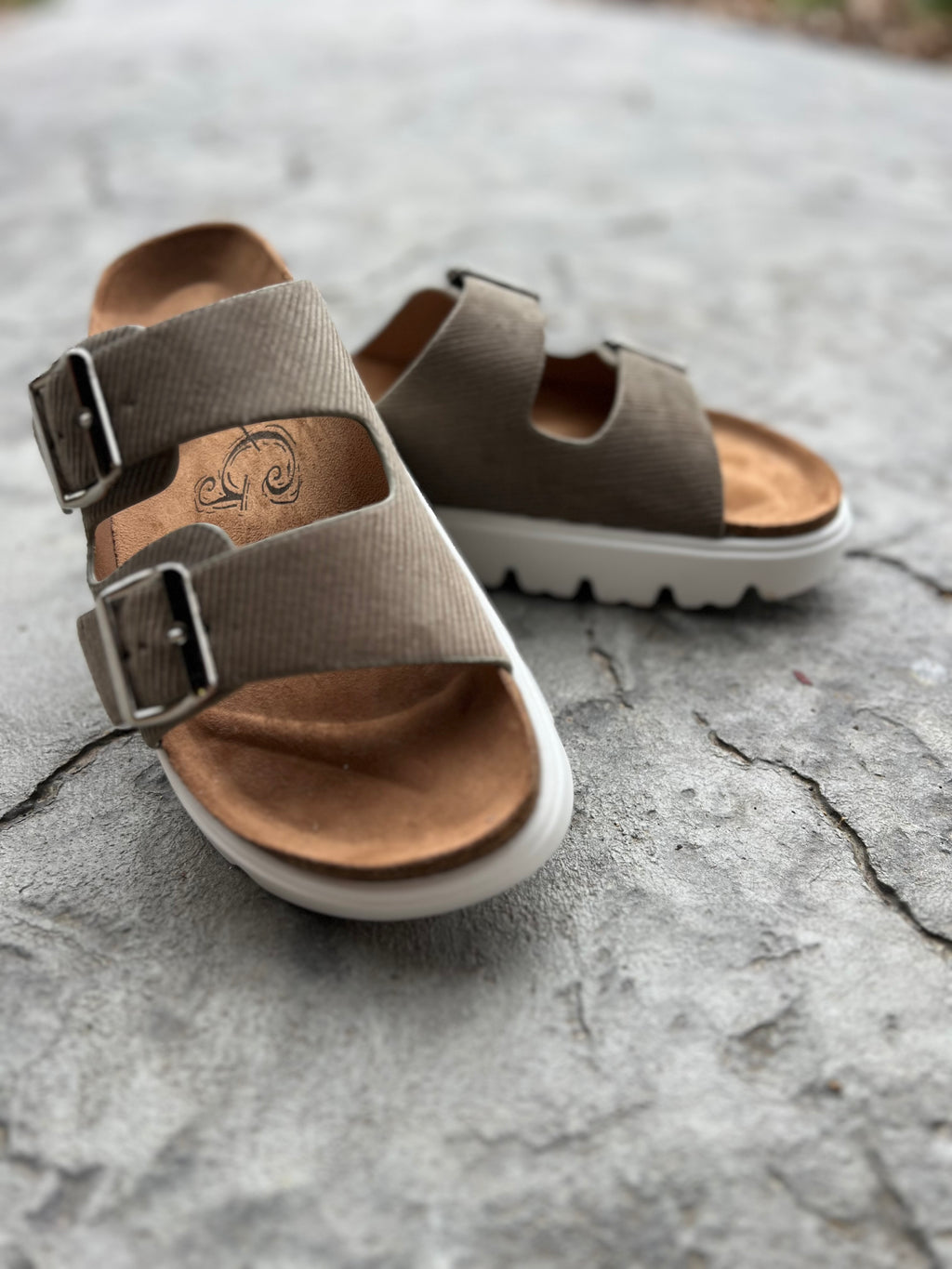 Jazmin Sandals Very G In Dark Taupe FINAL SALE