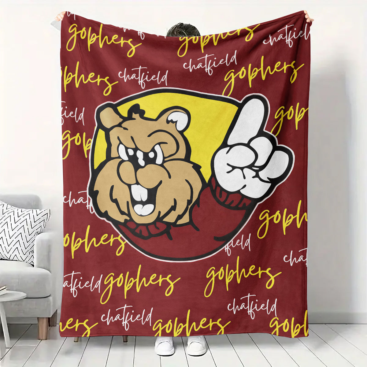 PRE-ORDER Chatfield Gophers Fleece Blanket