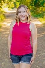 Load image into Gallery viewer, Tara Ribbed Tank - Hot Pink
