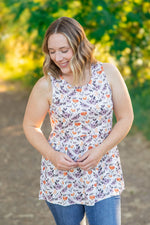 Load image into Gallery viewer, Renee Ruffle Tank - Harvest Floral
