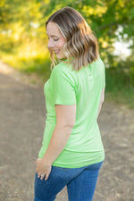 Load image into Gallery viewer, Chloe Cozy Tee - Lime
