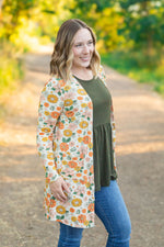 Load image into Gallery viewer, Classic Cardigan - Fall Boho Floral
