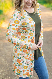 Classic Cardigan - Fall Boho Floral