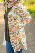 Load image into Gallery viewer, Classic Cardigan - Fall Boho Floral
