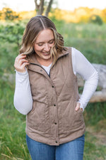 Load image into Gallery viewer, Corduroy Vest - Mocha
