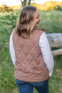 Corduroy Vest - Chestnut