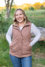 Load image into Gallery viewer, Corduroy Vest - Chestnut
