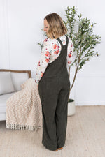 Load image into Gallery viewer, Corduroy Overalls - Olive
