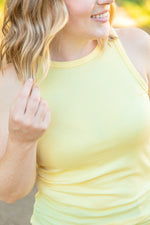 Load image into Gallery viewer, Tara Ribbed Tank - Yellow
