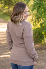 Load image into Gallery viewer, Brittney Button Sweater - Mocha
