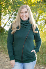 Load image into Gallery viewer, Quinn ZipUp Cowl - Evergreen
