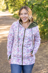 Classic Fullzip Hoodie - Boho Floral