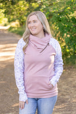 Load image into Gallery viewer, Zoey ZipCowl - Pink and Blush Floral
