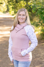 Load image into Gallery viewer, Zoey ZipCowl - Pink and Blush Floral
