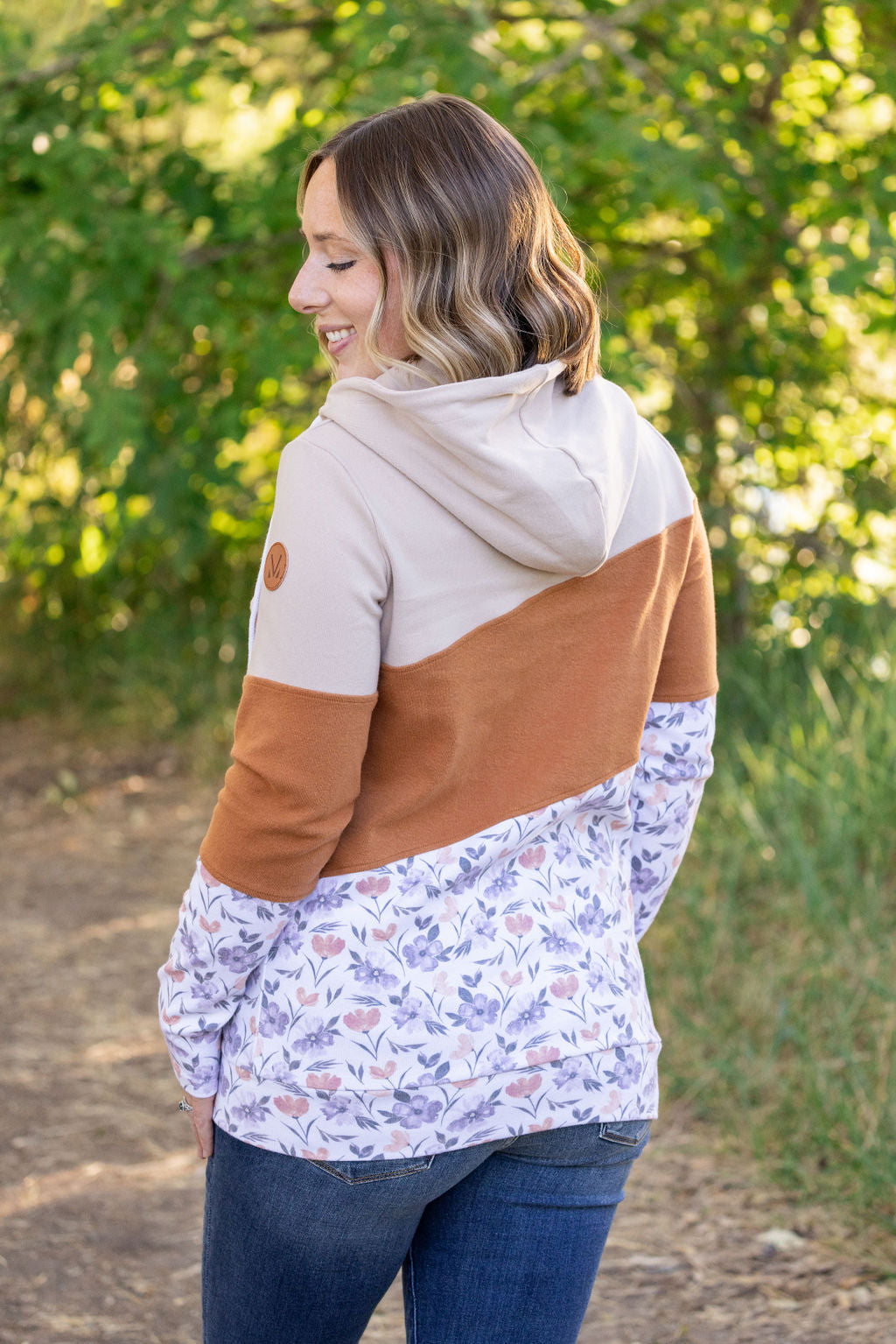 Colorblock Fullzip - Harvest Floral Mix