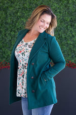 Load image into Gallery viewer, Scarlett Sweater Jacket - Hunter Green
