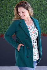 Load image into Gallery viewer, Scarlett Sweater Jacket - Hunter Green
