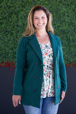 Load image into Gallery viewer, Scarlett Sweater Jacket - Hunter Green
