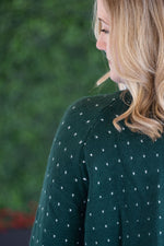 Load image into Gallery viewer, Dalilah Dot Cardigan - Forest Green
