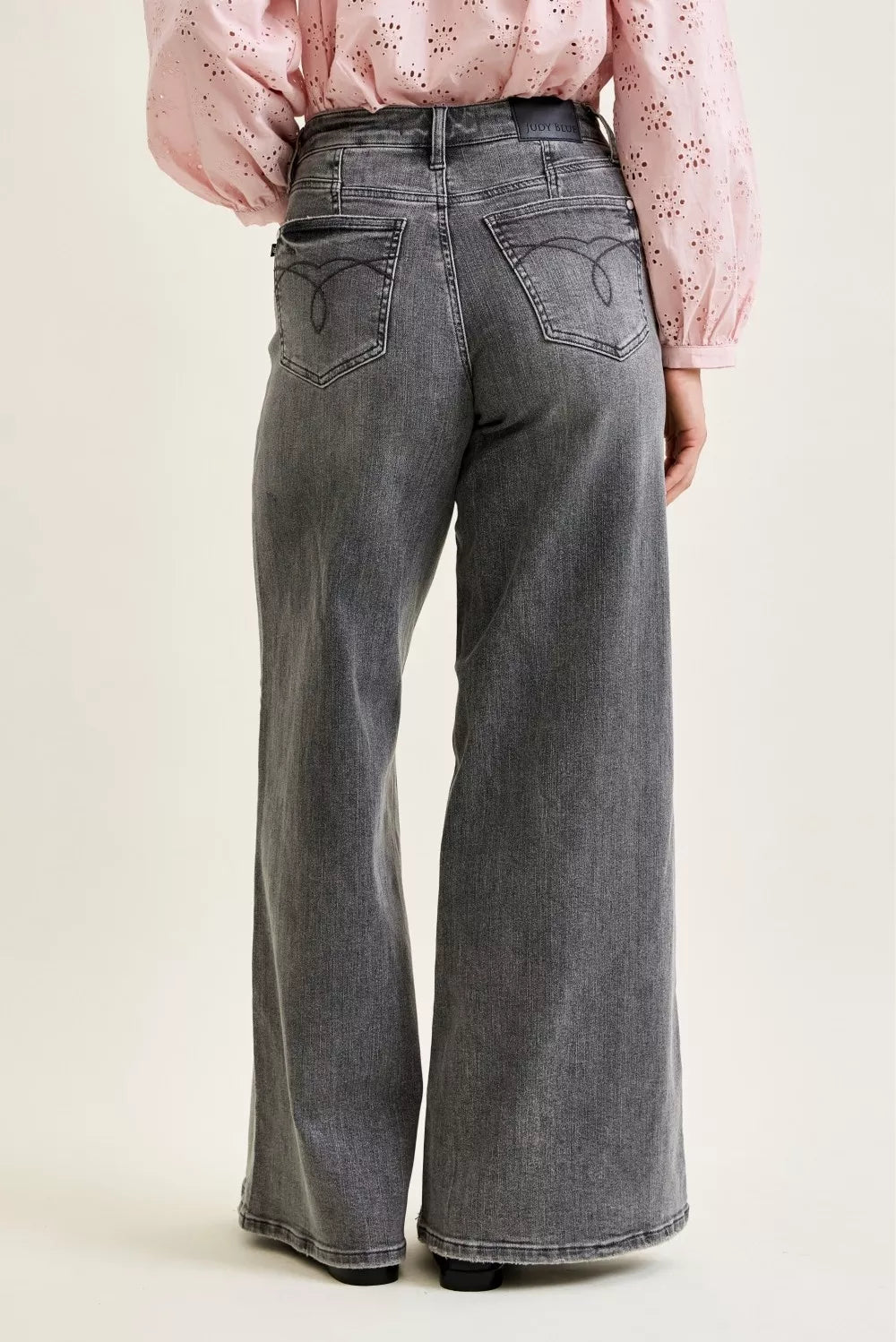 Silver Lining Palazzo Jeans by Judy Blue