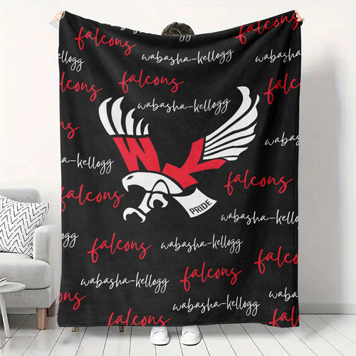 Wabasha Kellogg Falcons Fleece Blanket