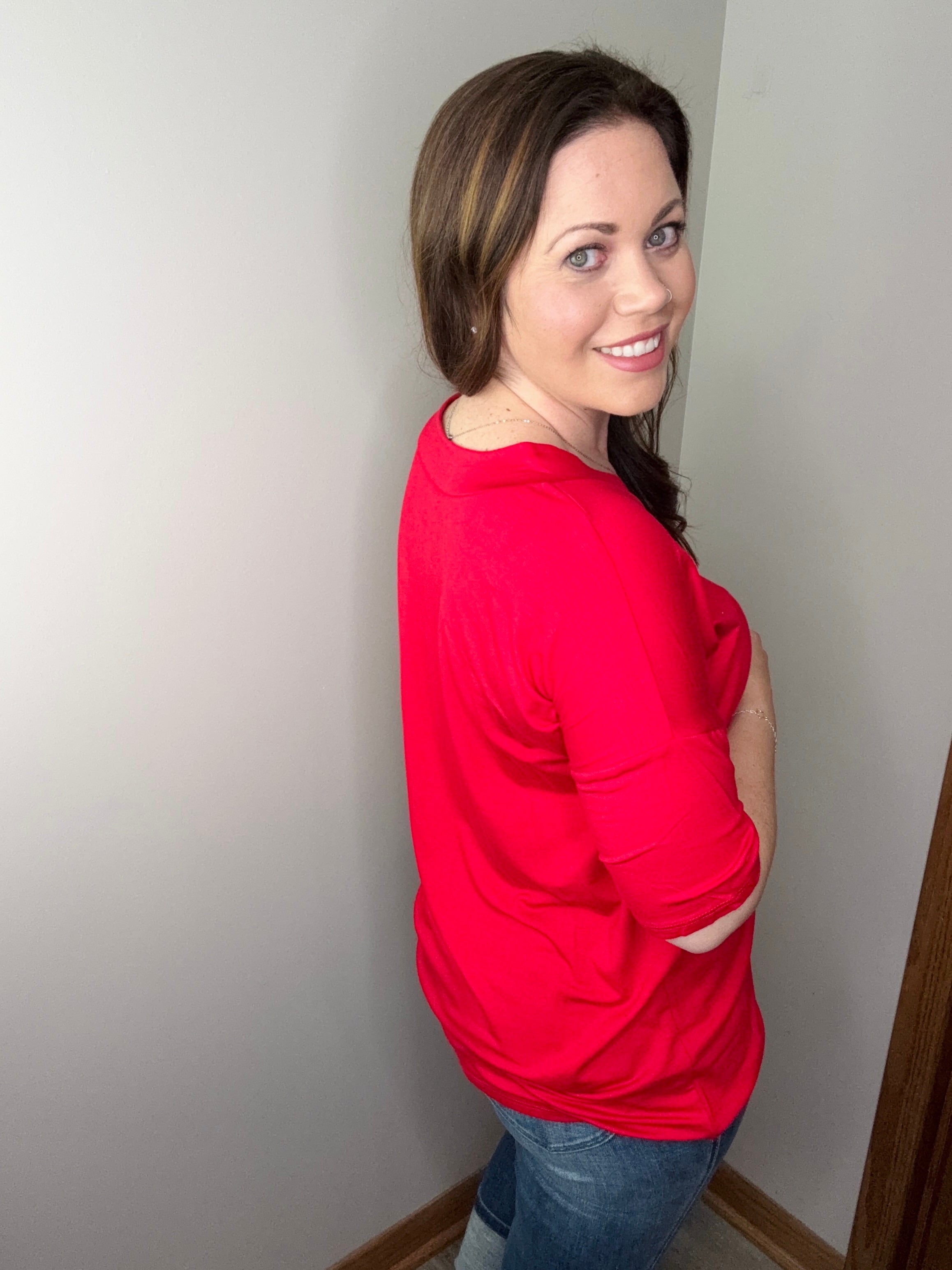 Remember Me Top In Red FINAL SALE