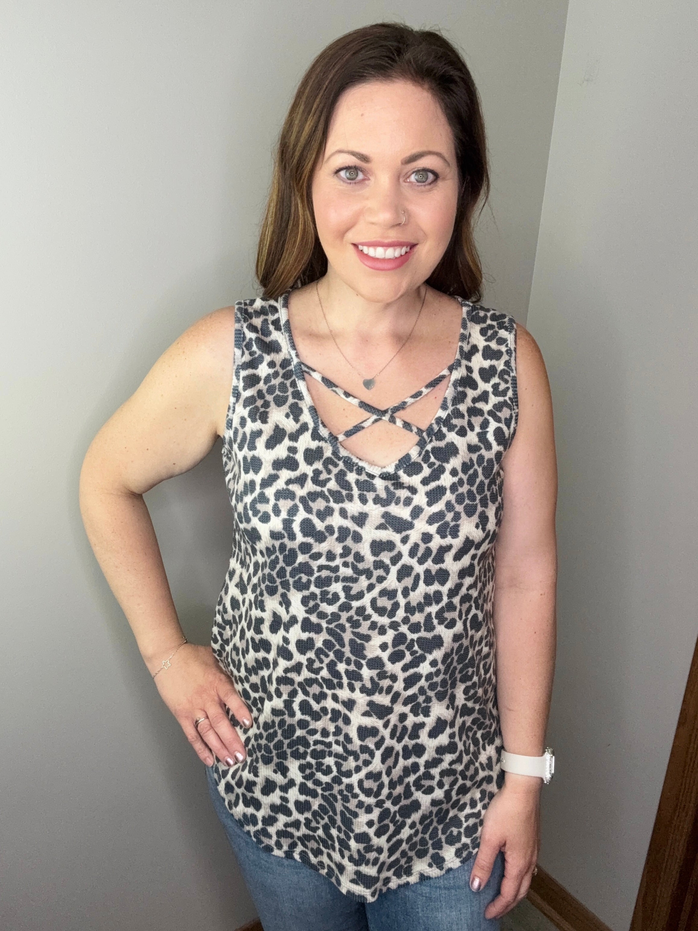 Wild Instinct Crisscross Tank FINAL SALE