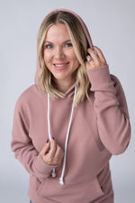 Load image into Gallery viewer, Kacey Ribbed Hoodie - Rose
