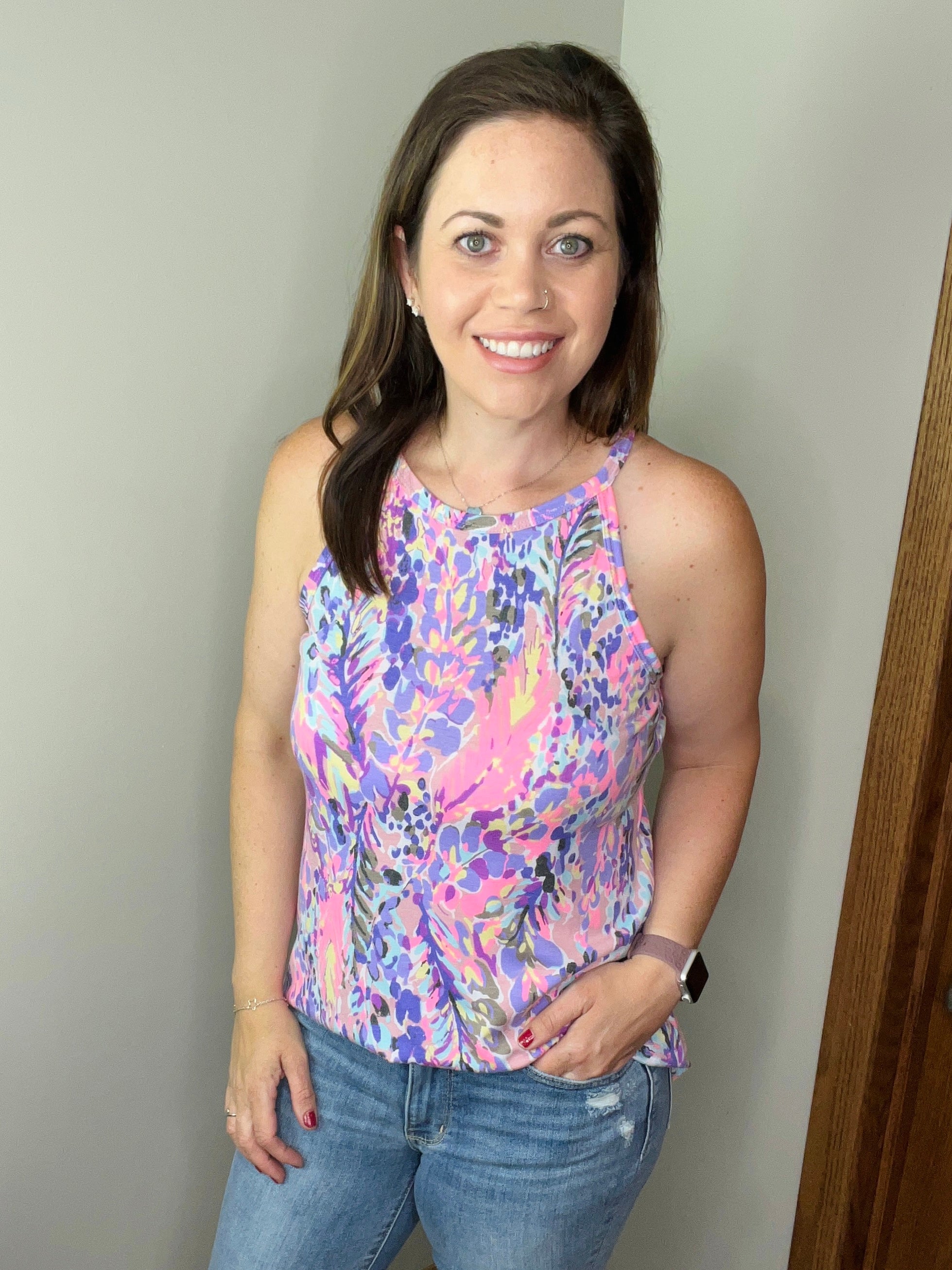 Hold Me Up Tank In Plum FINAL SALE