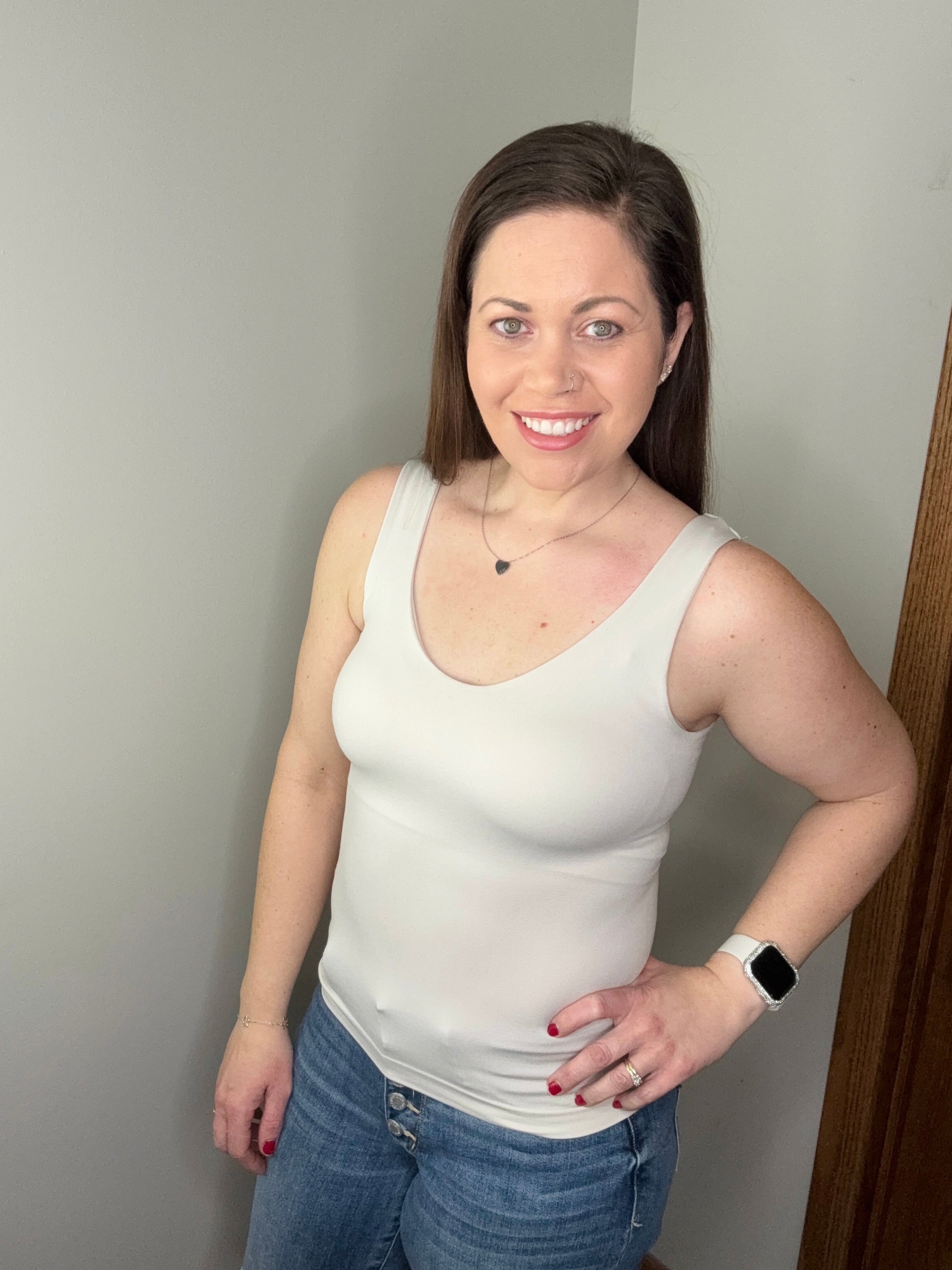 Double Standards Tank In Sand Beige FINAL SALE