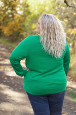 Load image into Gallery viewer, Leah Long Sleeve Top - Green
