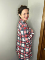 Load image into Gallery viewer, Lola Cardigan in Plaid
