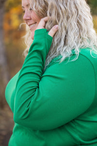 Leah Long Sleeve Top - Green