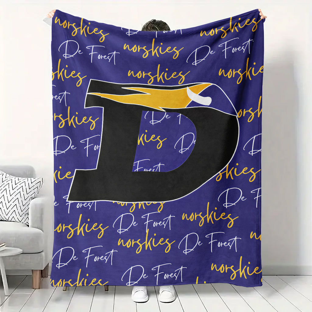 DeForest Norskies Fleece Blanket