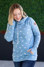 Load image into Gallery viewer, Ashley Hoodie - Teal Ribbons
