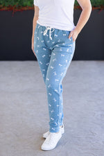 Load image into Gallery viewer, Classic Joggers - Teal Ribbons
